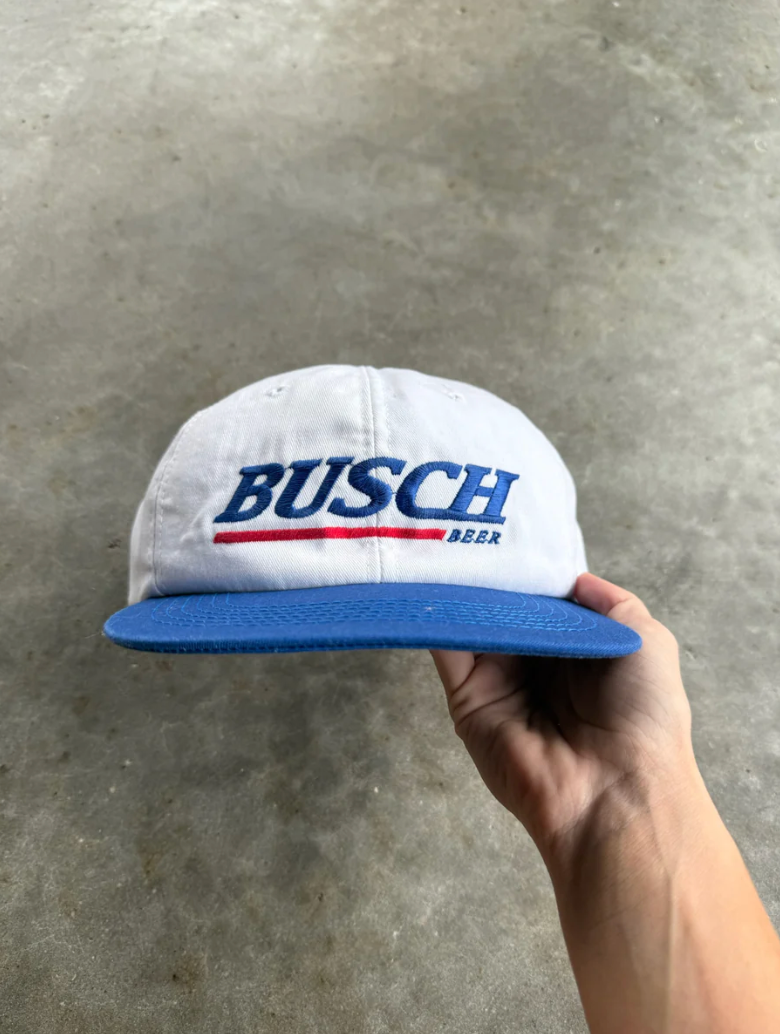 VINTAGE BUSCH BEER SNAPBACK HAT
