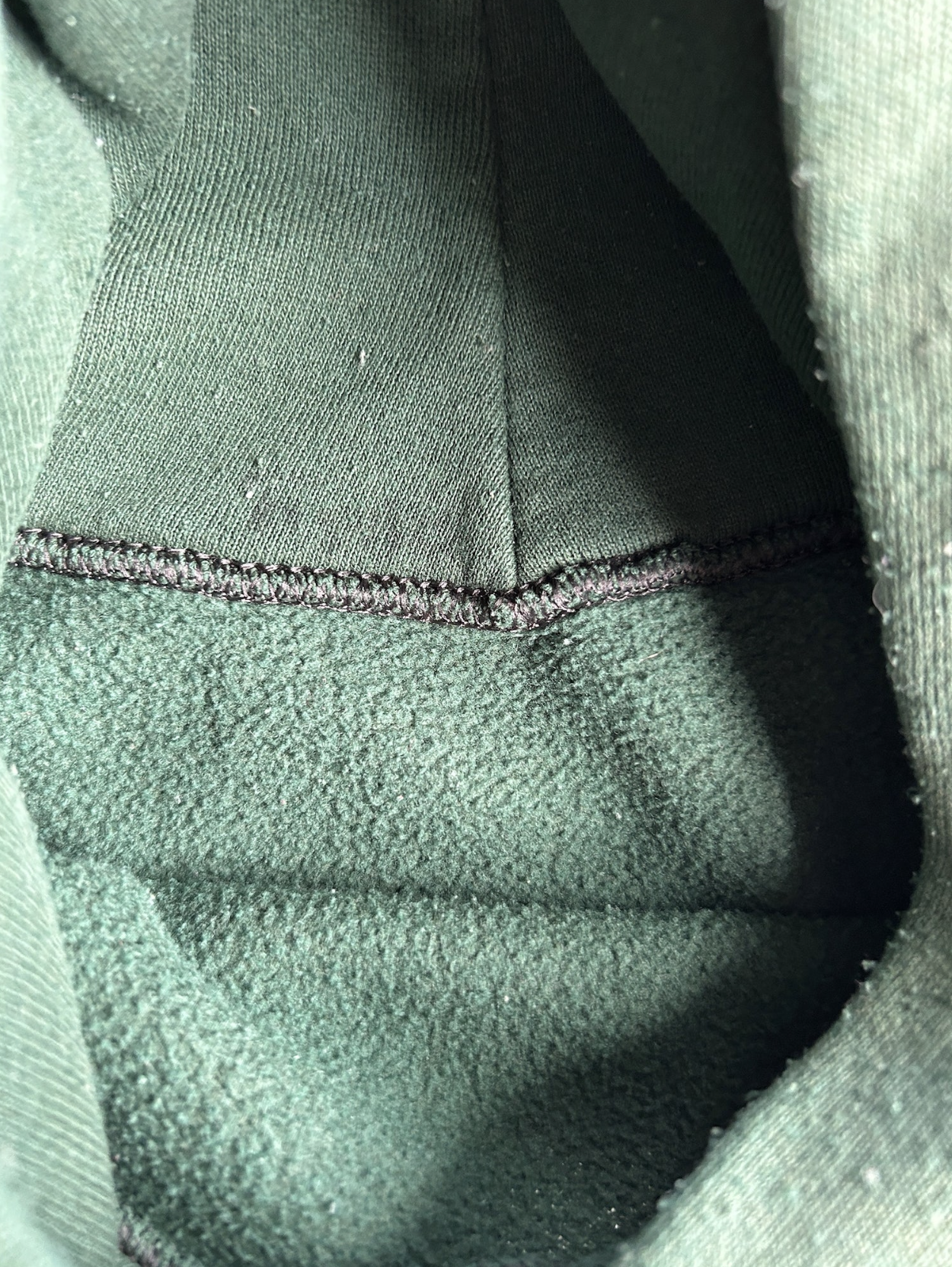 VINTAGE GREEN DELTA STATE FOOTBALL HOODIE - L